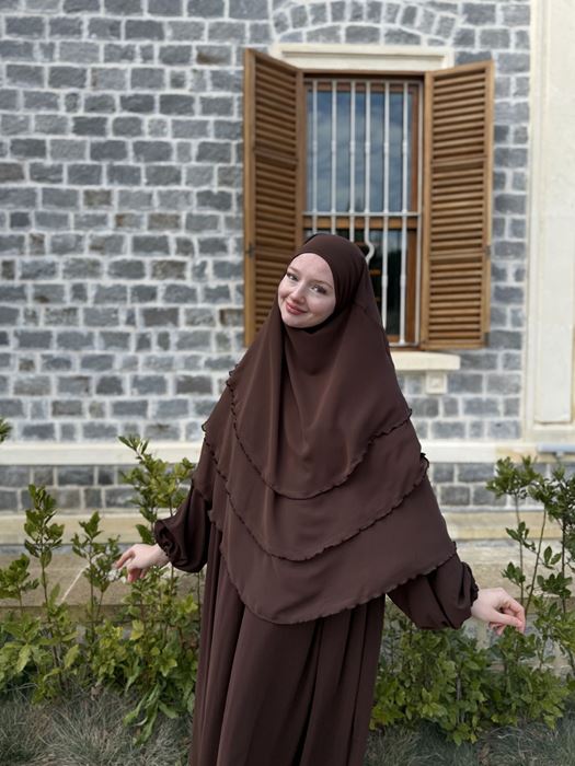 Nurun Oval Sufle Takım (Acı Kahve) resmi